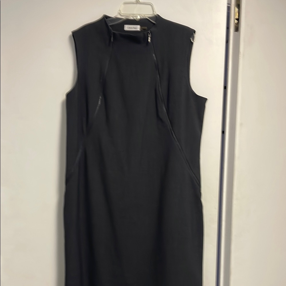 Calvin Klein Grey Sleeveless Dress